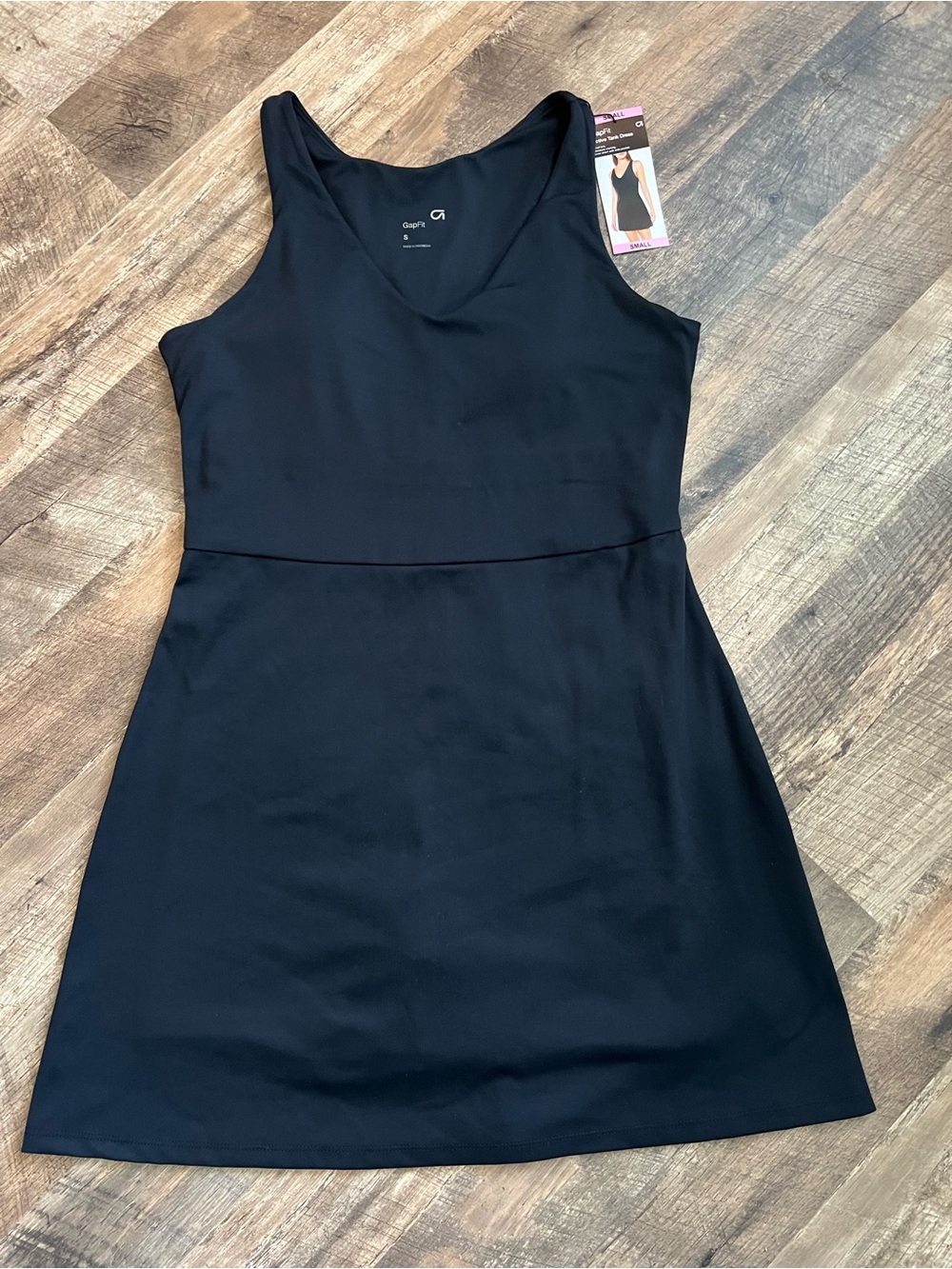 GAP Black Sleeveless Active Tank Dress